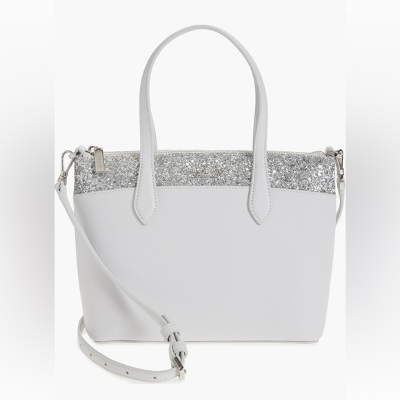 🔥SOLD OUT🔥Kate Soade New York Flash Glitter Satchel A glittery - Picture 1 of 9